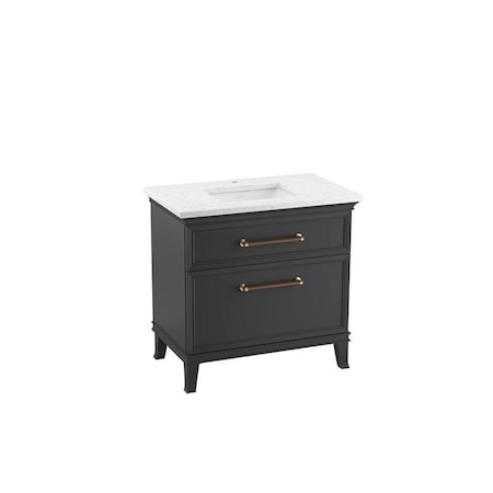 Kohler Harken Vanity 36 Inches Combo CM33559-BD1-1WX